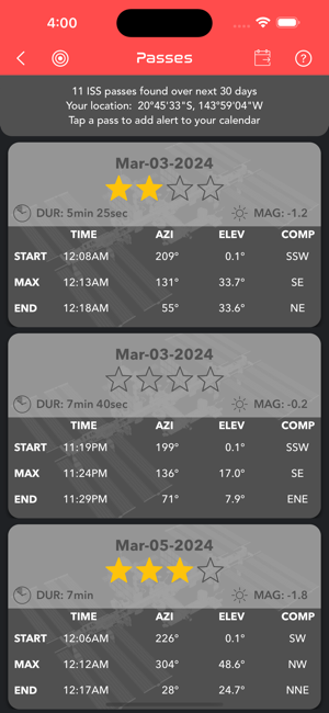 Screenshot 3D di ISS Real-Time Tracker