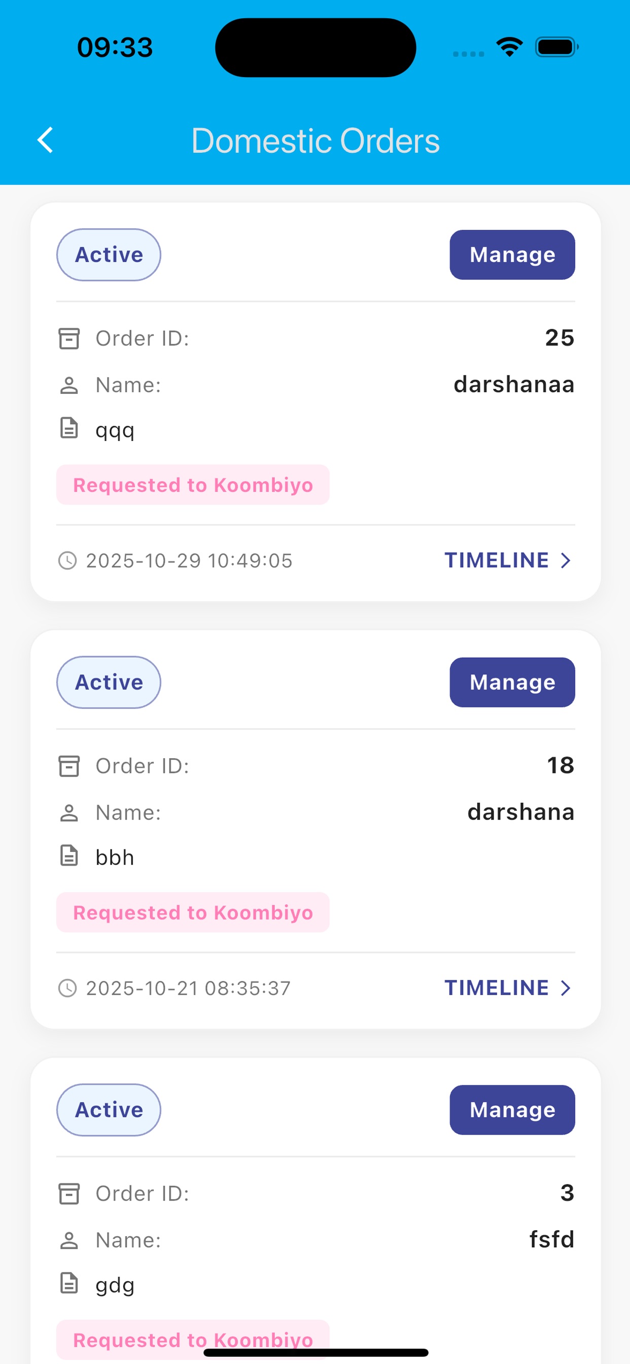 Screenshot 9 of Koombiyo Delivery