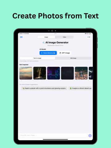 AI Video Maker: Art Studio iPad screenshot