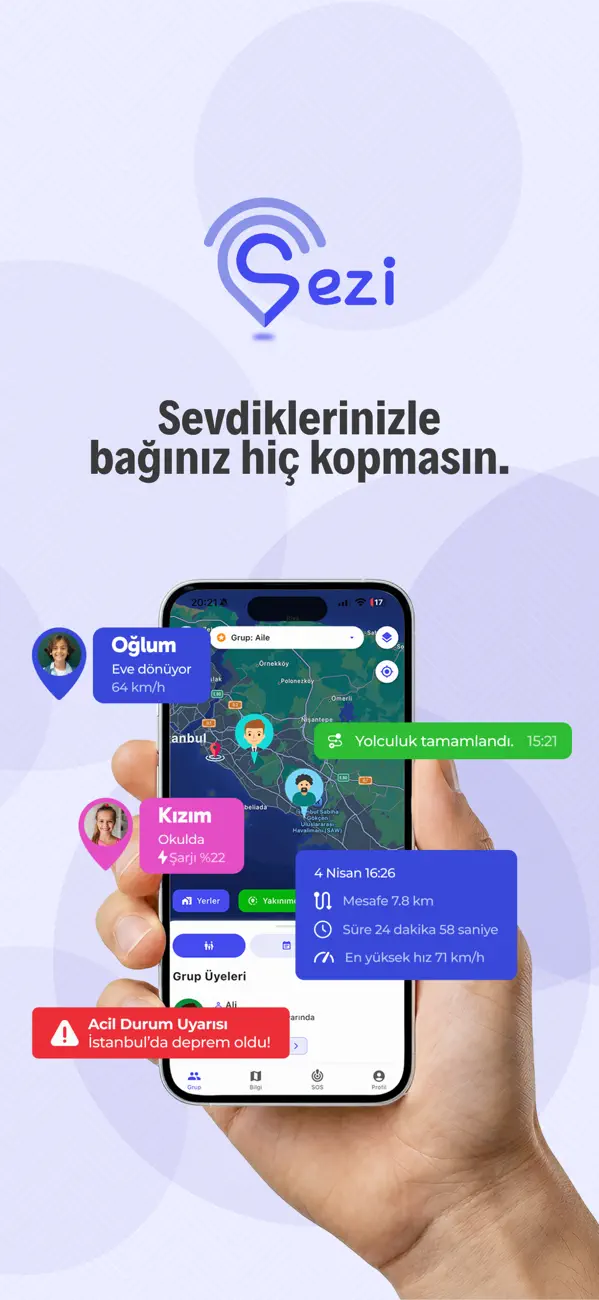 Screenshot #1 pour Sezi ile Konum Takibi