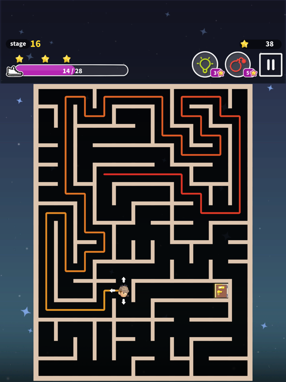 Maze game classic fun puzzle
