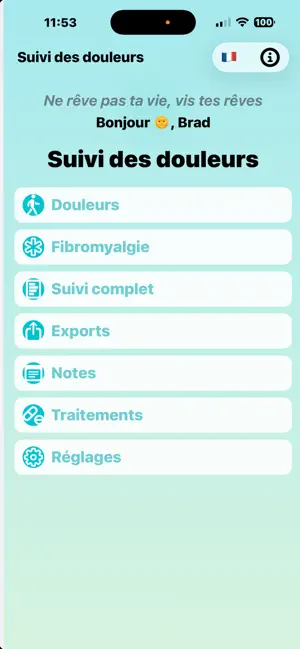 SuiviDouleurs screenshot 1