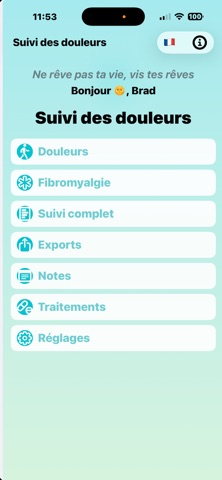 SuiviDouleurs screenshot