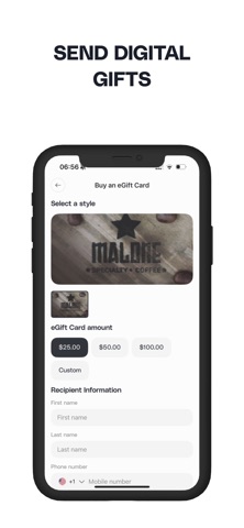 Malone Specialty Coffee screenshot