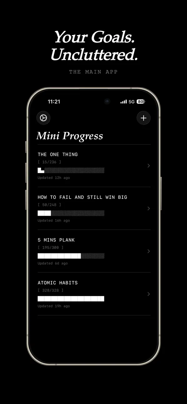 #3. Mini Progress (iOS) Podle: Peerasak Unsakon