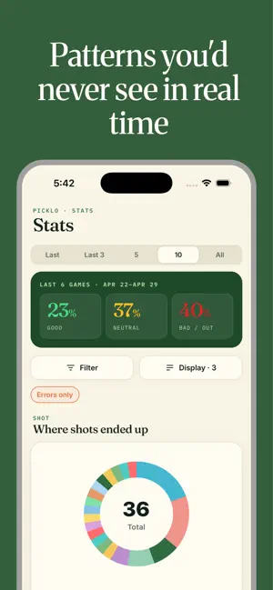 Picklo: My Pickleball Journal screenshot 4
