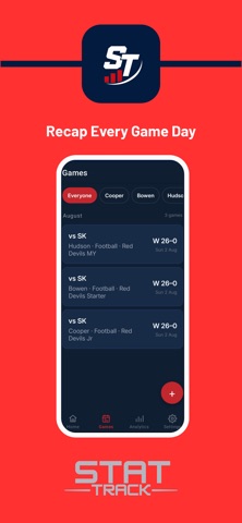 StatTrack: Athlete Stats screenshot 2
