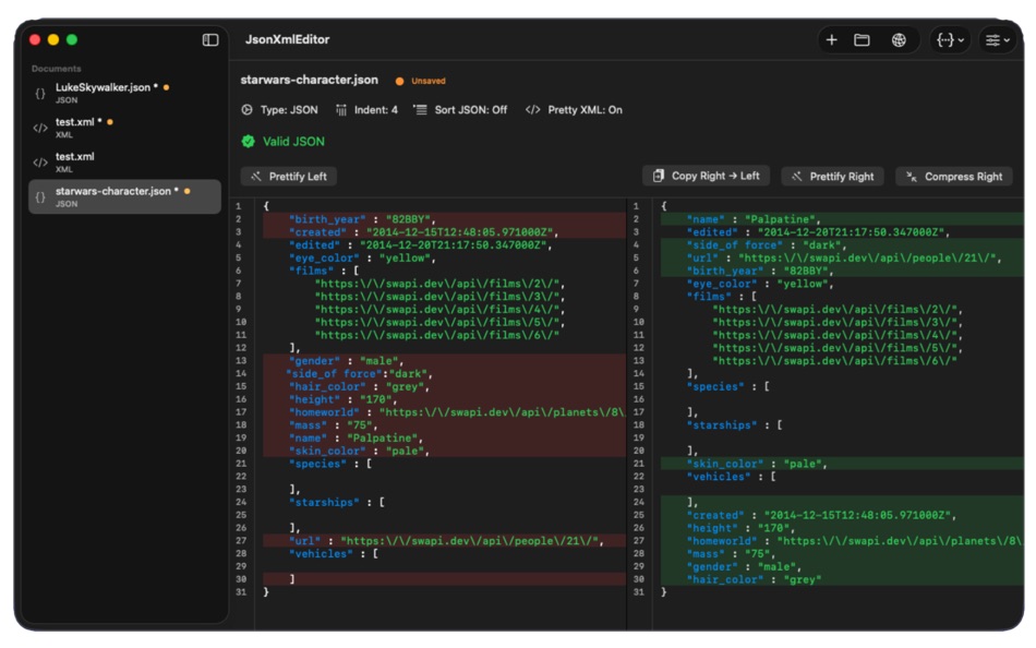#4. Json Xml Editor (macOS) di: Alexander Marquardt
