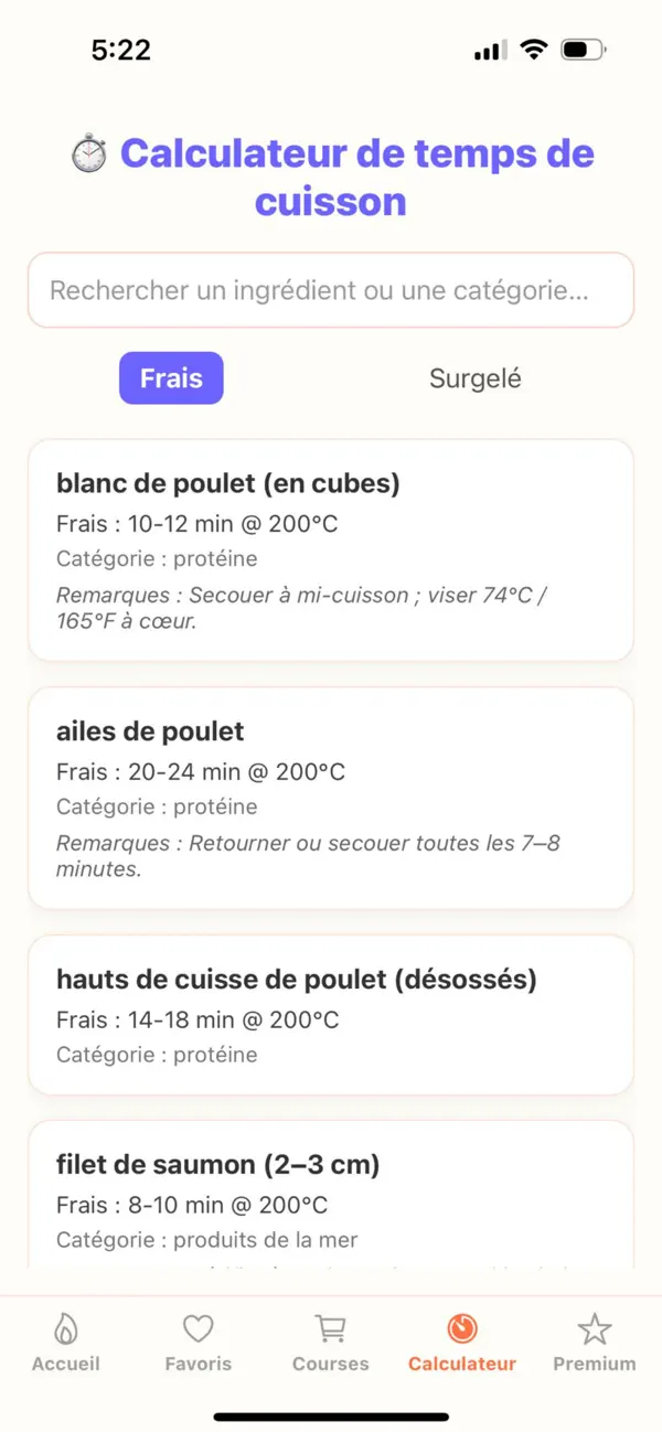 Screenshot #3 pour Actifry Recettes Faciles