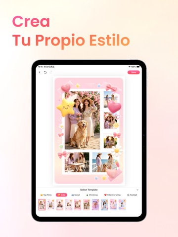 Creador de Collages PicCut iPad screenshot 2