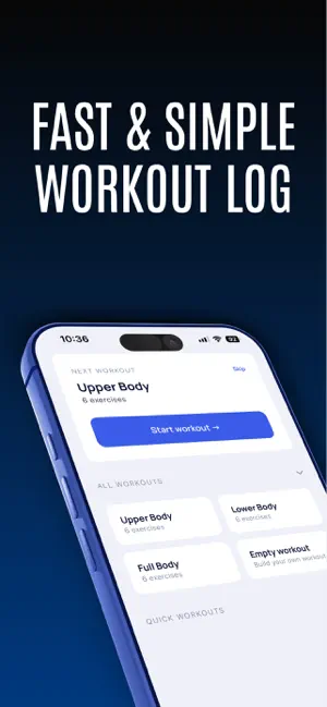 Forteva: Gym Workout Tracker screenshot 1