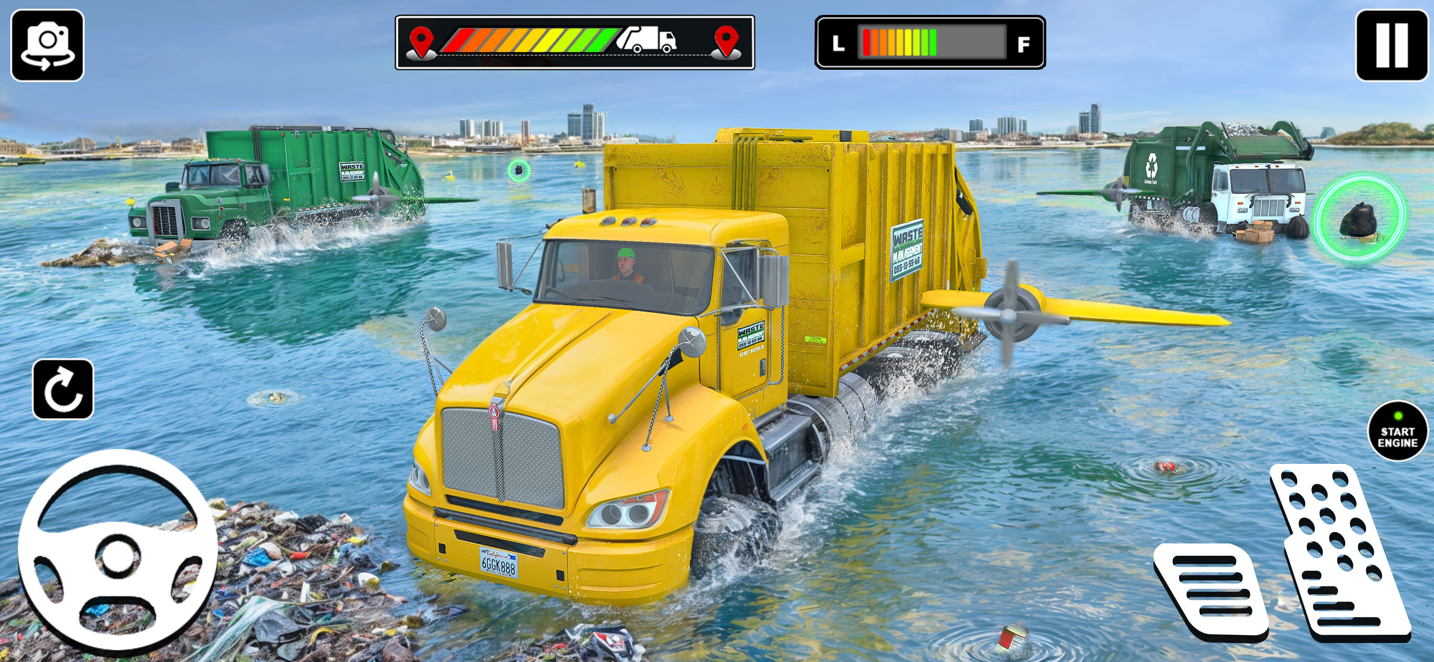 Ocean Trash Truck Cleanup