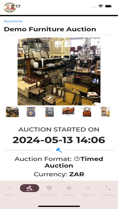 Dirsan Auctions Screenshot