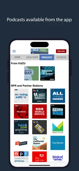 KAZU Public Radio App screenshot 4