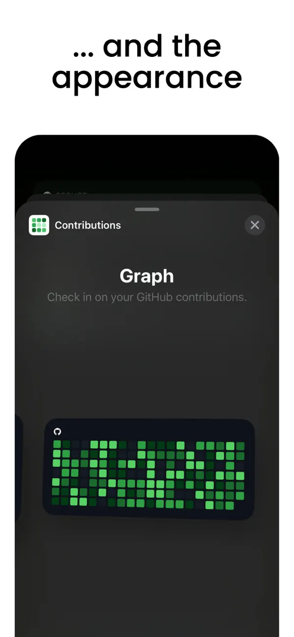 #4. Contribution Graphs for GitHub (iOS) 作者: Ander Goig