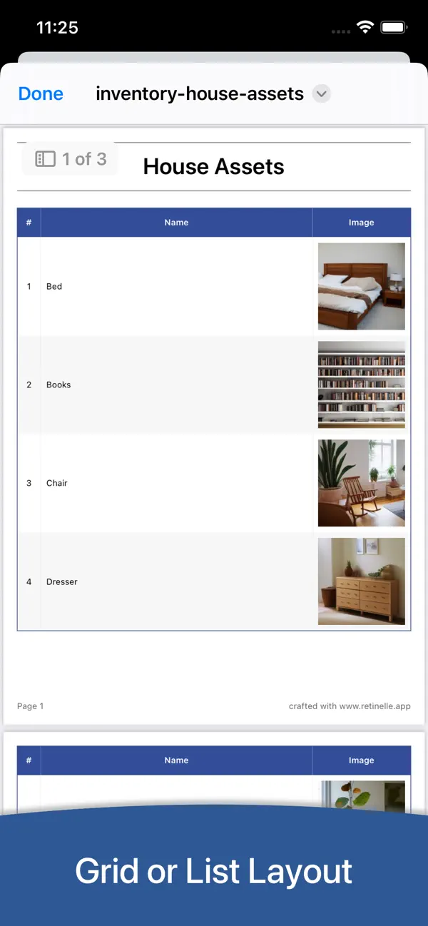 #2. Photo Inventory Retinelle (iOS) Bởi: Vincent Germain
