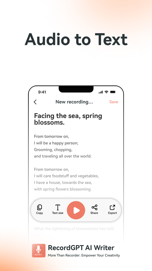 #4. RecordGPT AI Writer Pro (iOS) 由: 本梅 辛