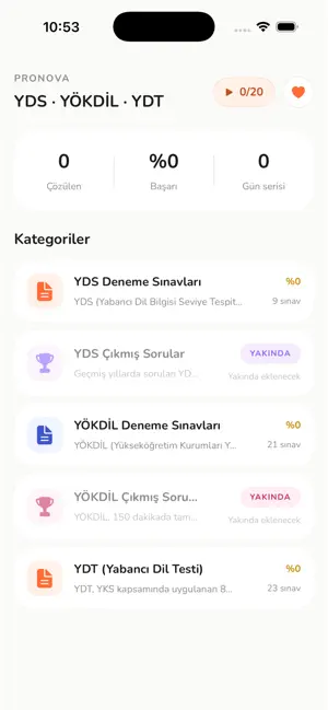 Pronova: YDS YOKDIL YDT screenshot 4