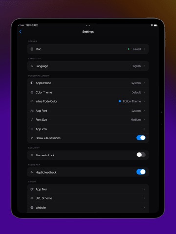 KKCode - OpenCode Mobile iPad screenshot 3