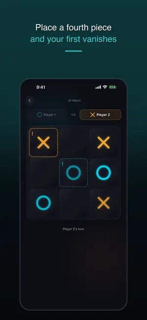 Vanish - Tic Tac Toe screenshot 1