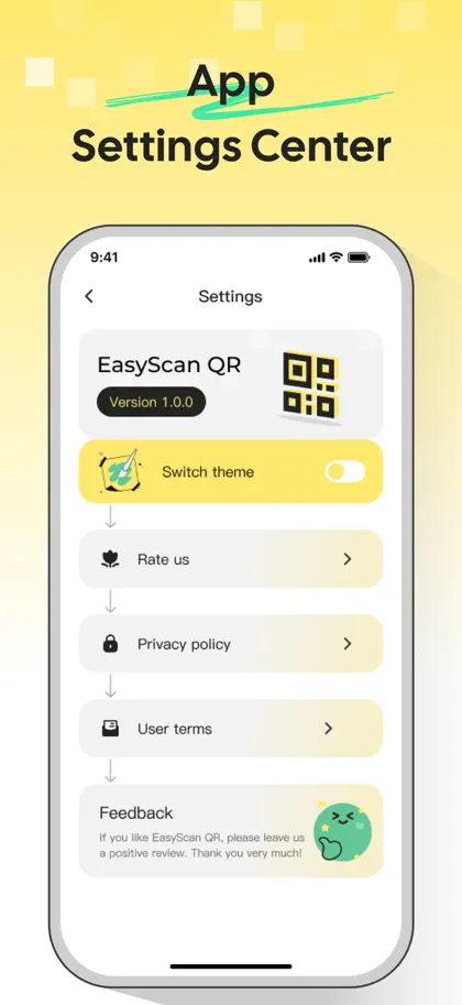 Screenshot 6 von 6 zu EasyScan QR - QR Scanning
