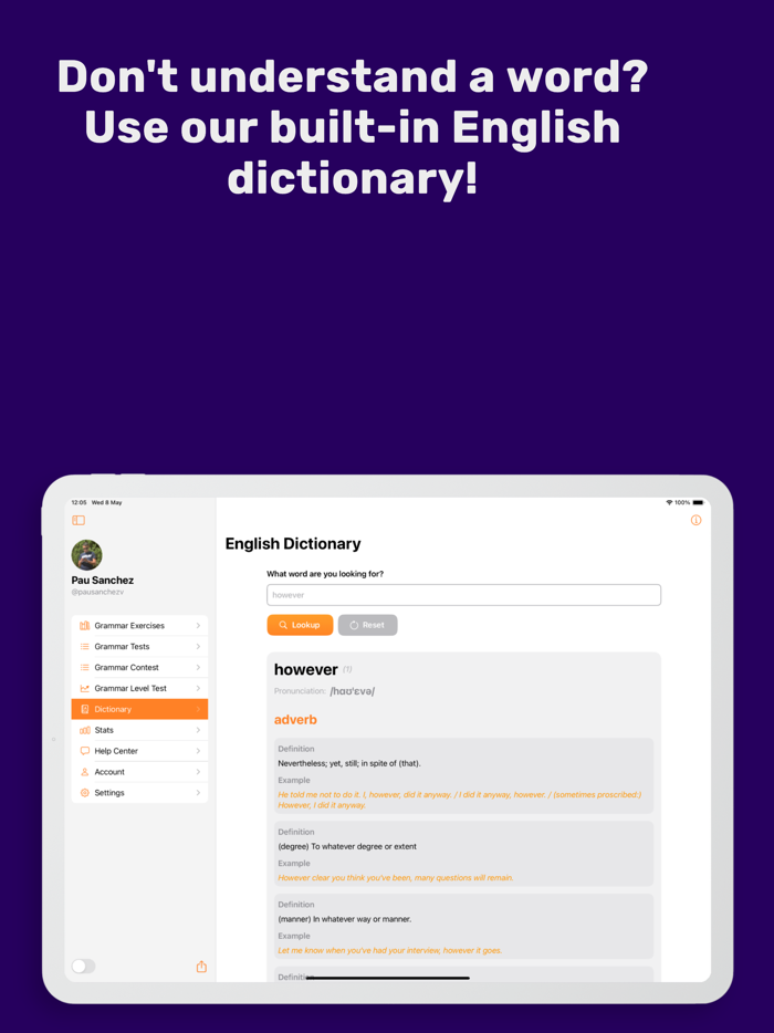 English Grammar Test PRO