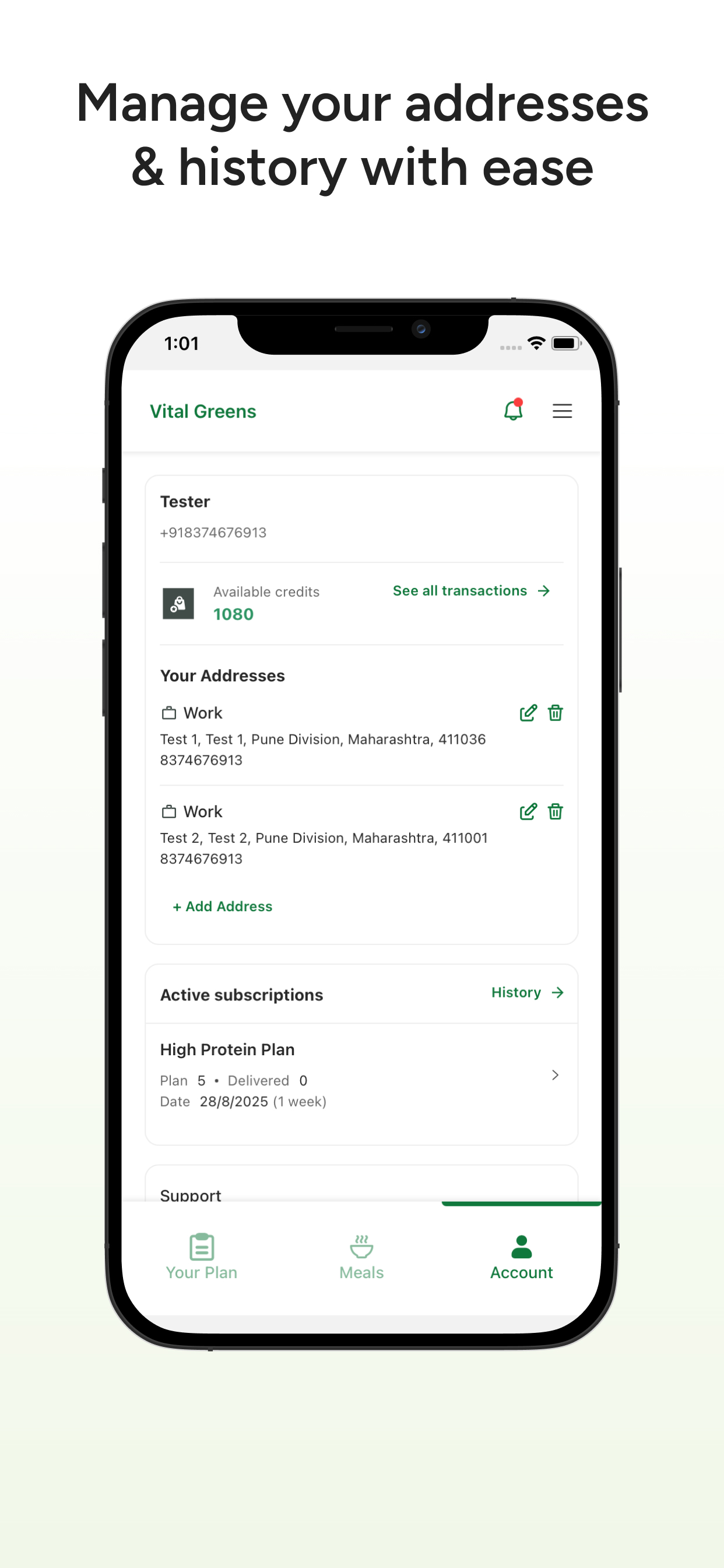 Vital Greens screenshot 4