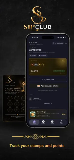 SipClub: Coffee Rewards screenshot 3