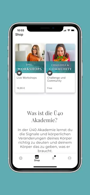 Simone fit ab 40 Akademie screenshot 2