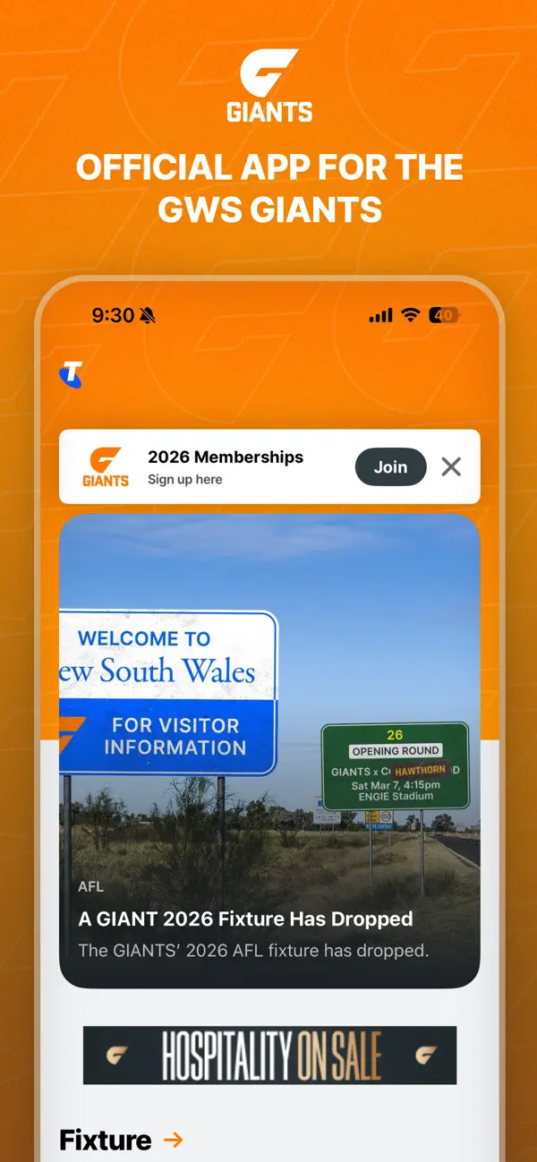 Screenshot #1 pour GIANTS Official App