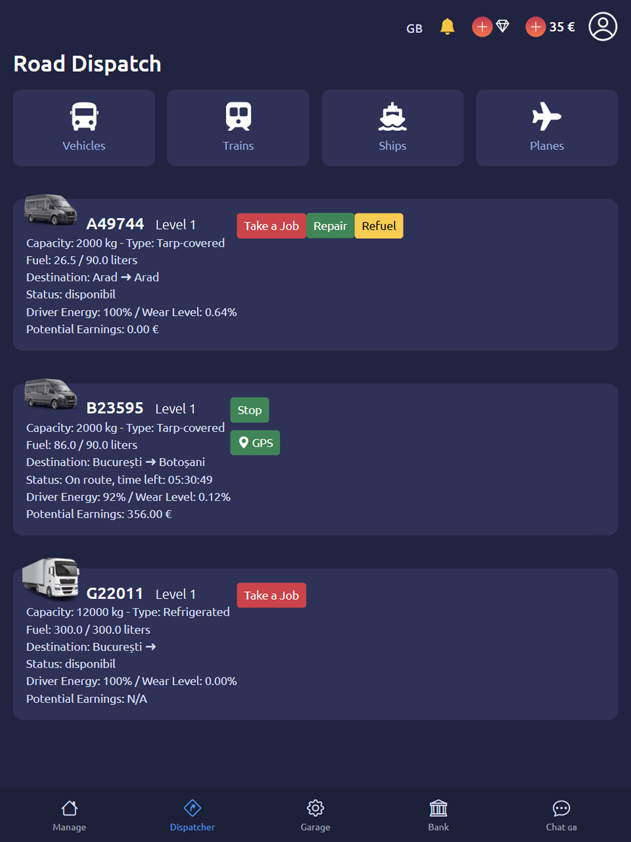 Transport Empire Manager screenshot 7