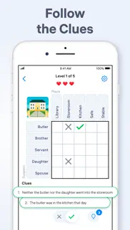 logic puzzles - clue game iphone resimleri 1