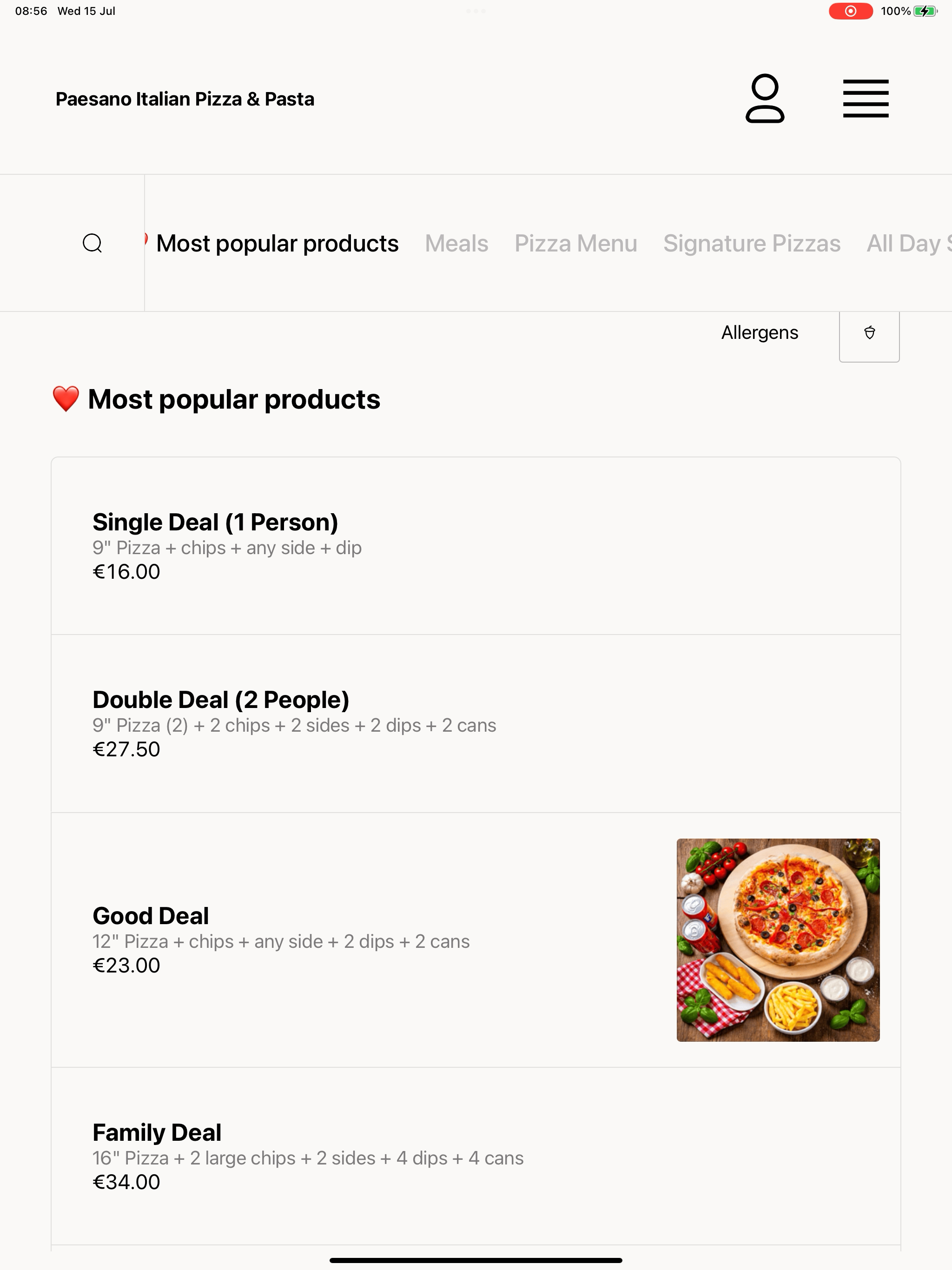 Paesano Italian Pizza & Pasta screenshot 14