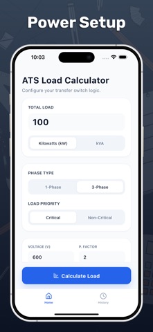 ATS Load Calculator screenshot