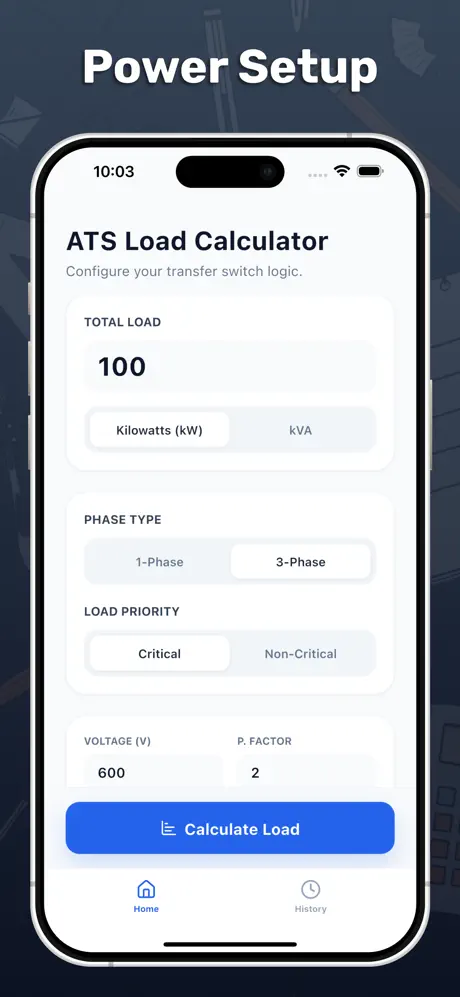 ATS Load Calculator screenshot 3