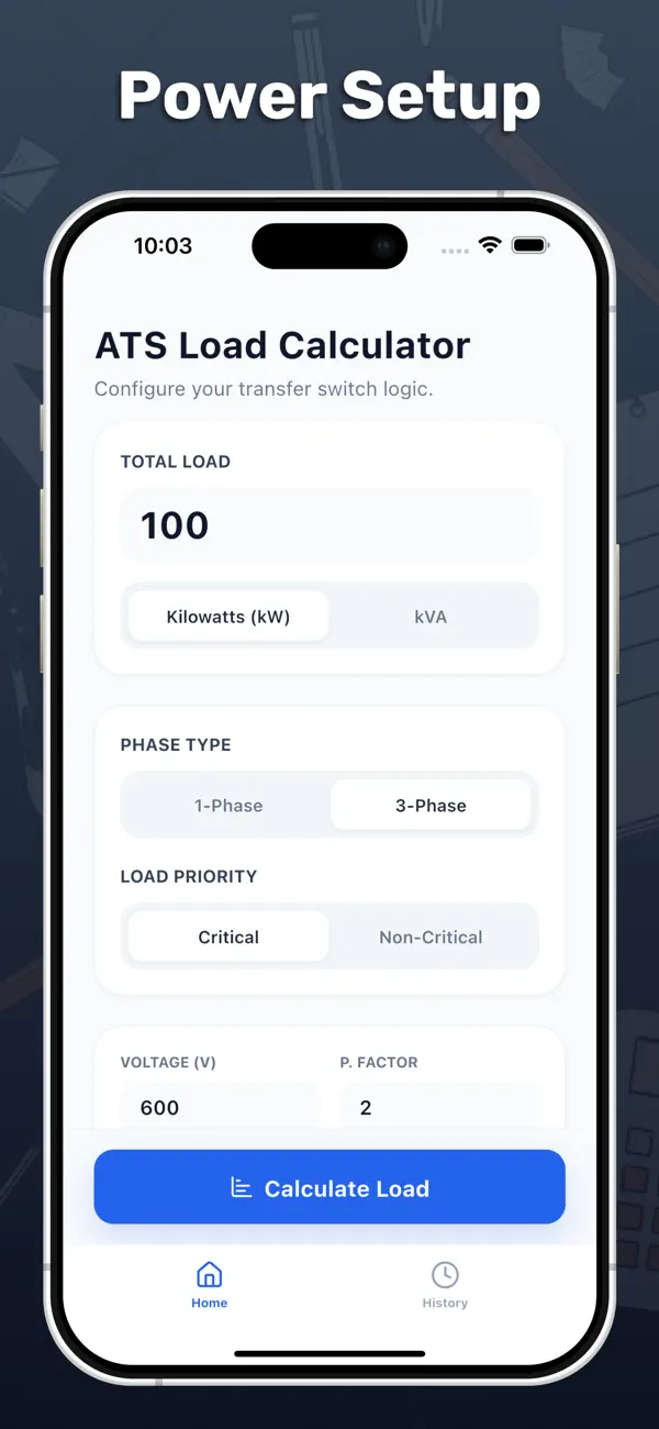 Screenshot #3 pour ATS Load Calculator