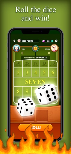 Hot Rolls Dice Strategy Game screenshot