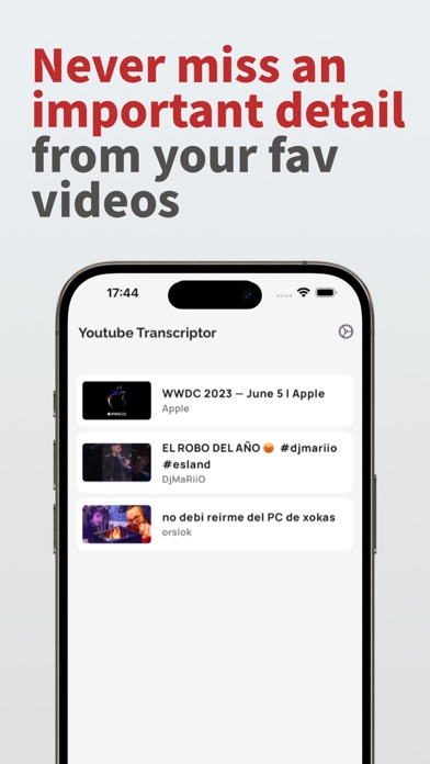 Youtube Transcripts - YouSumm Screenshot
