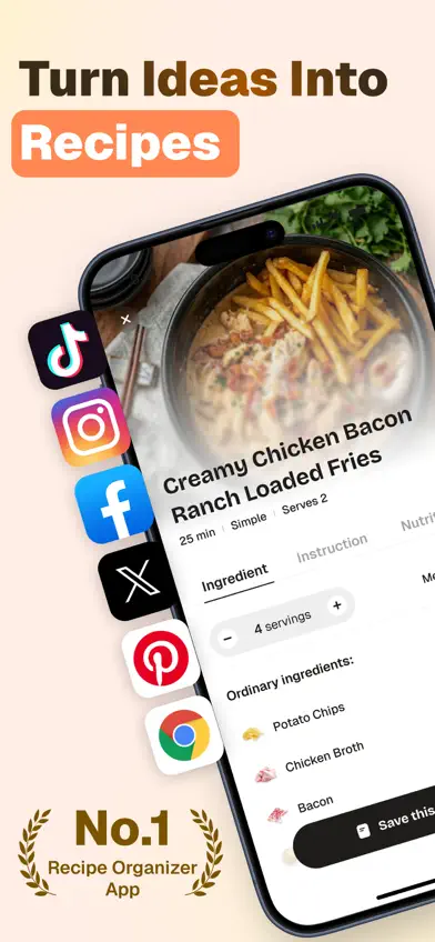 Recipe Organizer - Recigen screenshot 1