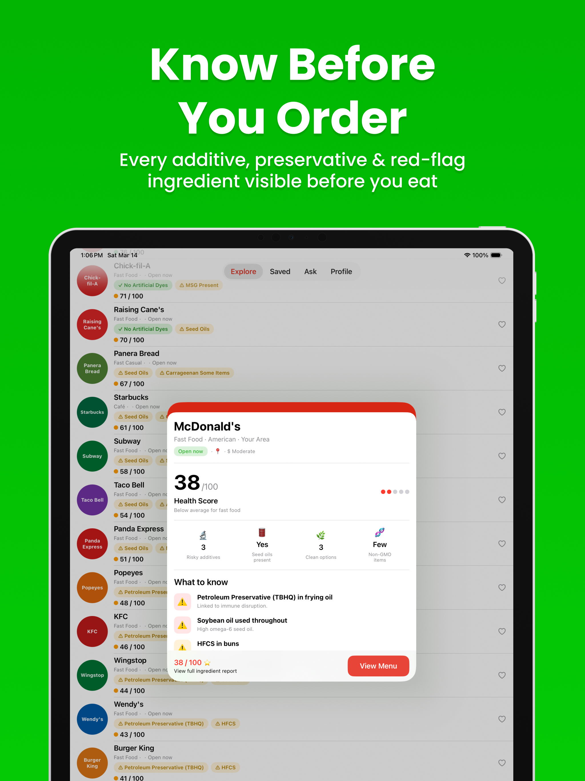 MenuScore: Eat Out Healthy screenshot 7