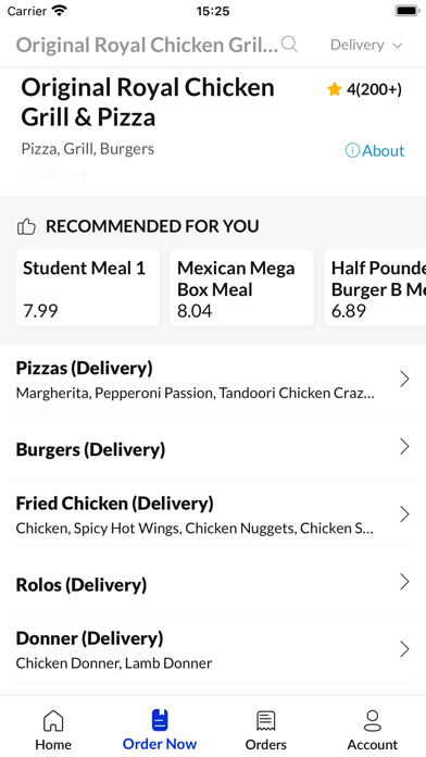 Royal Chicken Grill & Pizza Screenshot