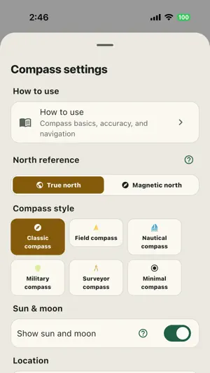 Compass Guide:Navigation App screenshot 2