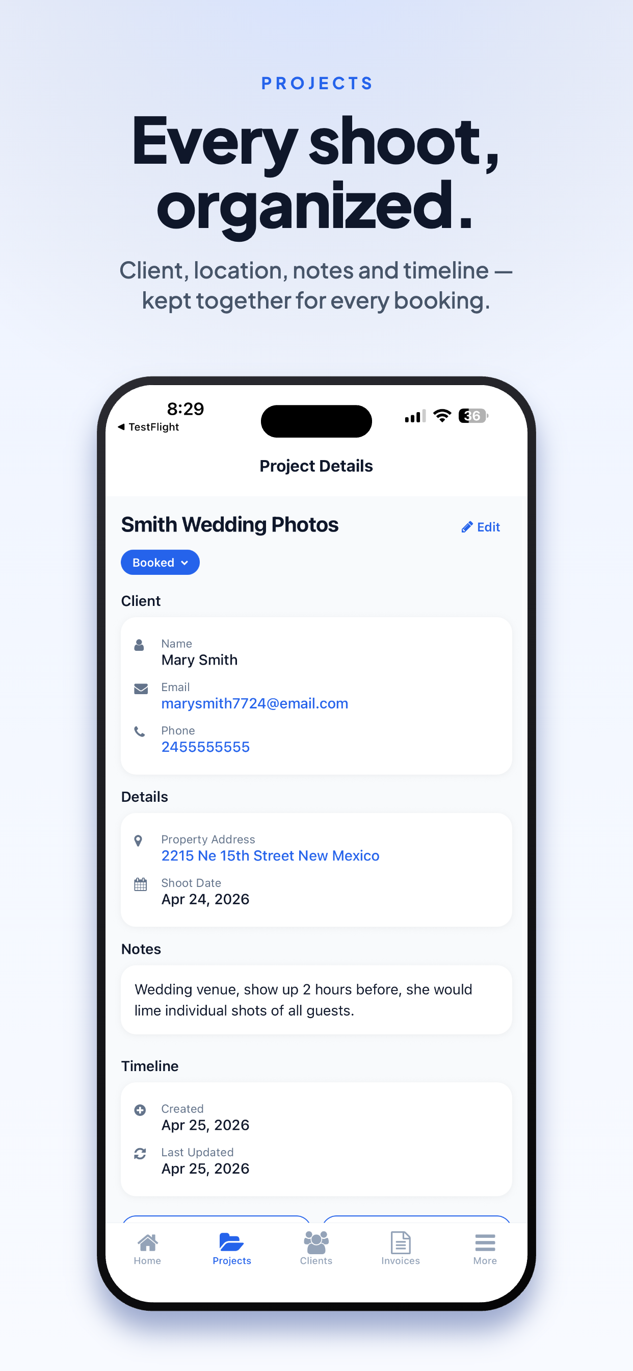 PhotoCRM — Photography CRM screenshot 5