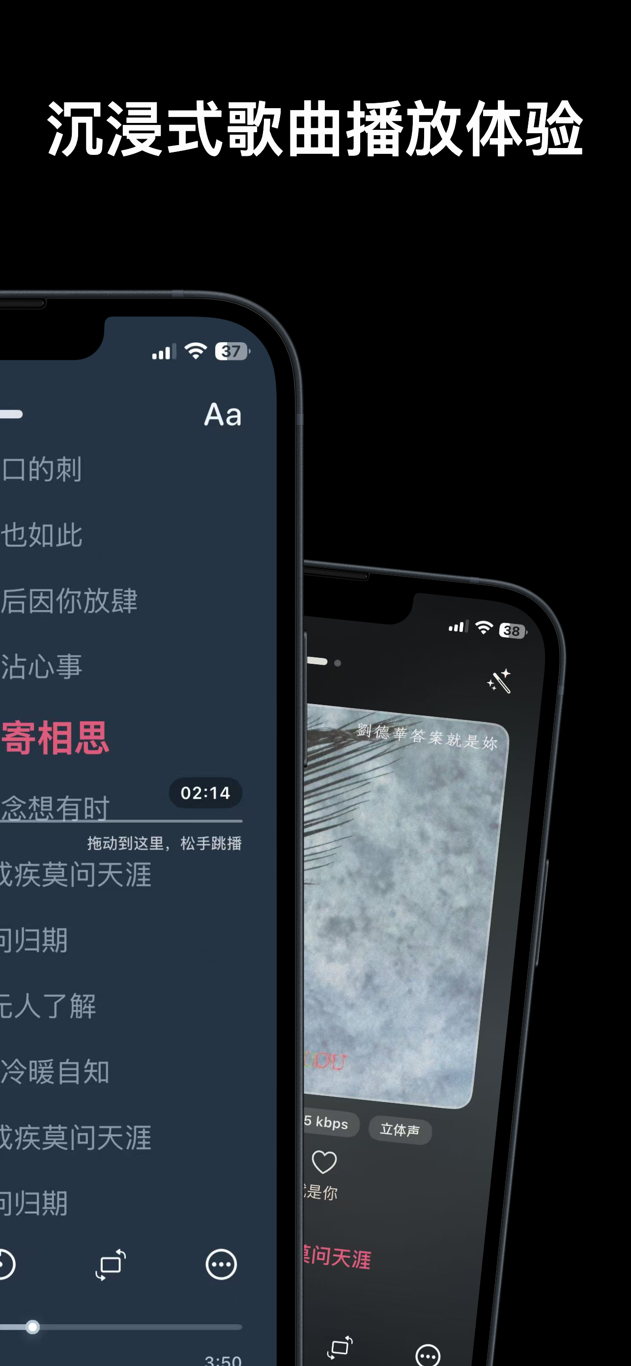 静听 - 本地无损音乐播放器与mp3传歌神器 screenshot 3