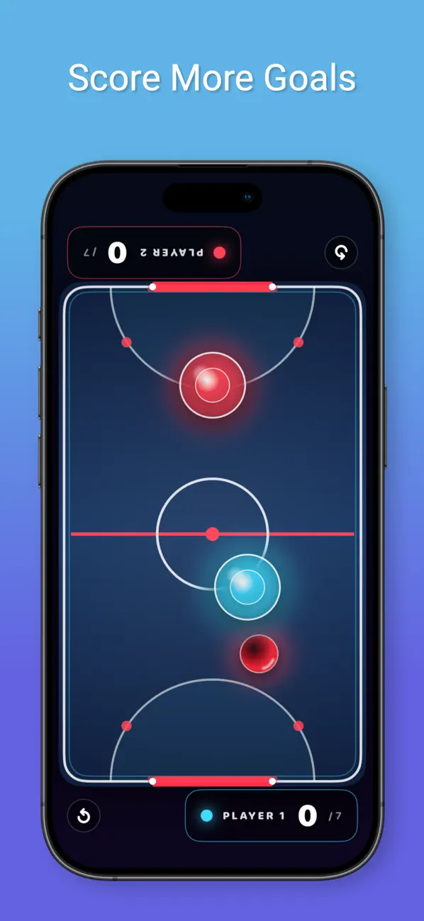 Screenshot #3 pour Air Hockey (63d507)