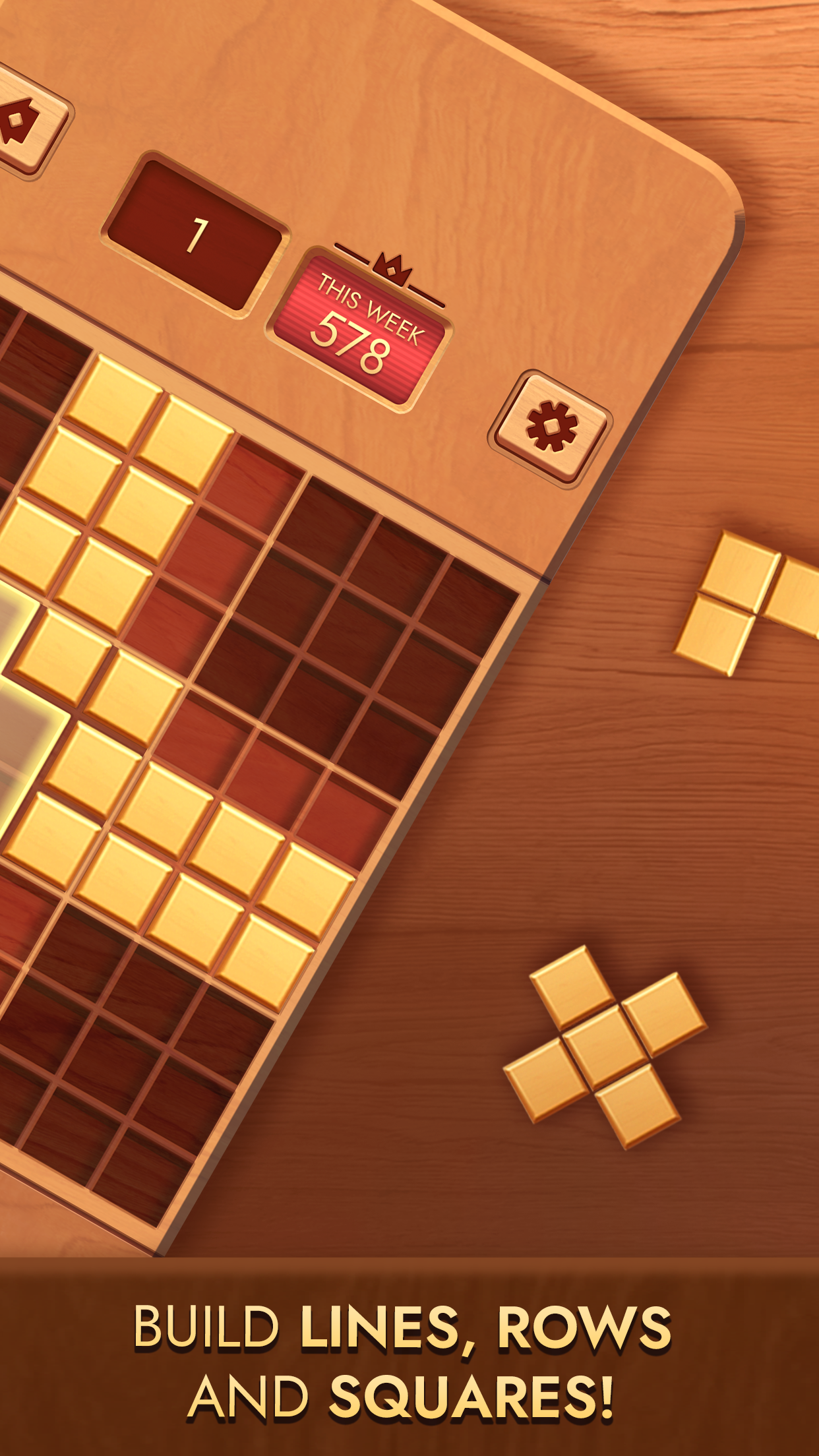 Woodoku - Wood Block Puzzles screenshot 2