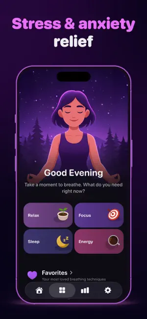 Lufio: Breathing Exercises screenshot 2