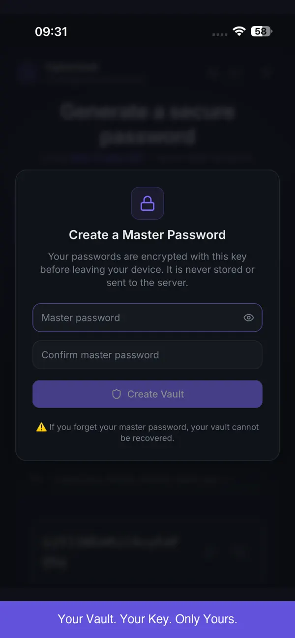 Screenshot #2 pour Password Manager – CipherVault
