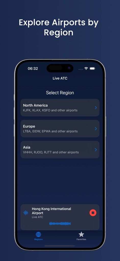 Air Traffic Control - Live ATC - air-traffic-control-regions