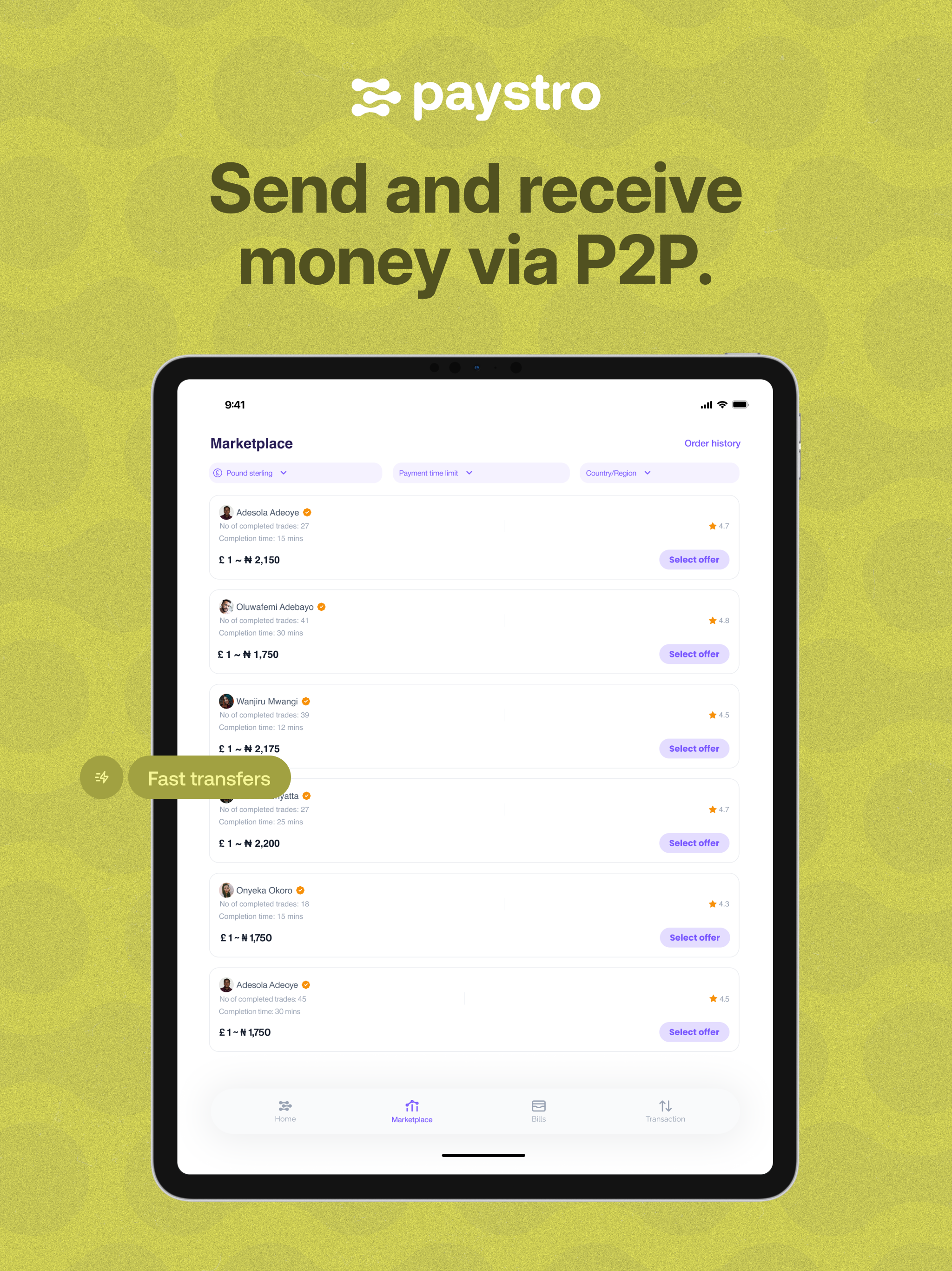 Paystro: Send money to Africa screenshot 12